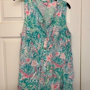 🐘Lilly Pulitzer sleeveless top🦒